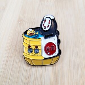 2/$20 Brand New Spirited Away No Face Pin Brooch